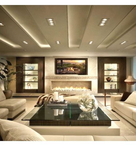 Triple justerbar hvid ramme til AR111