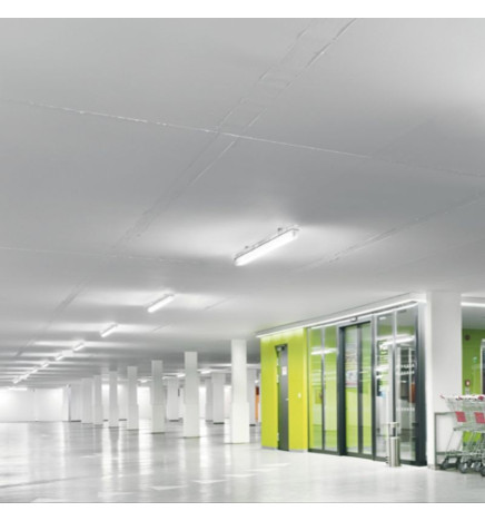 Vanntett armatur for to LED lysrør IP65 60cm