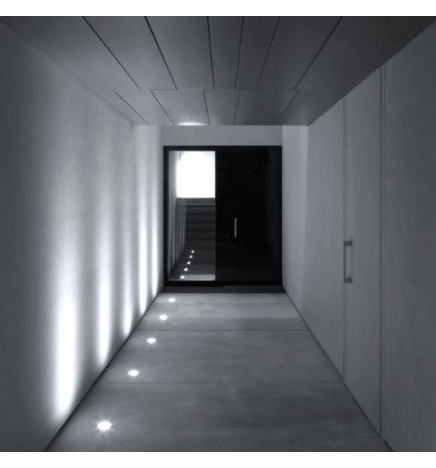 Upotettu IP65-lattiajalusta GU10 IP65: lle