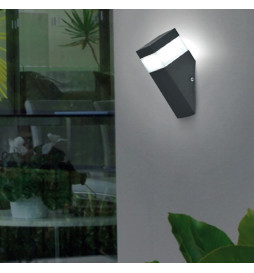 LED vägglampa 8W BONN exteriör