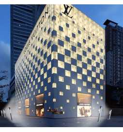 LED pollare Wanda 50W-rektangulär