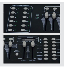 Kontrollpanel for belysning DMX512 -192 kanaler