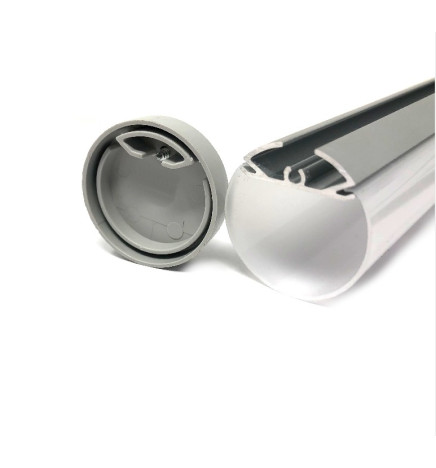 Profilé en aluminium modèle TUBE - 2 mètres