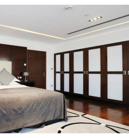 Trippel justerbar svart ram för AR111