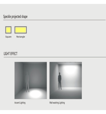 Downlight LED - 40W - Carre  - 18°- UGR17 140lm/W