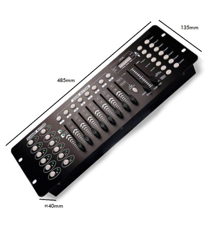 Carte de contrôle pour l'éclairage DMX512  - 192 canaux