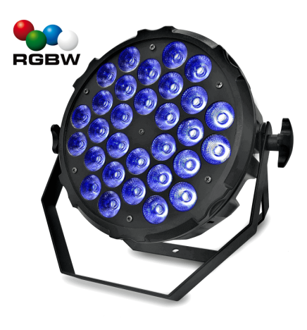 Foco LED 300W DALLAS PRO RBG+W 4 in 1 DMX