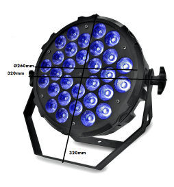 Foco LED 300W DALLAS PRO RBG+W 4 in 1 DMX