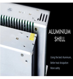Strømforsyning 12V 200W IP20 Aluminium