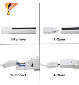 Järnvägssystem 3-fas 2M Vit