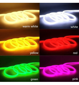 Cirkulär neon flexibel LED 220V 25m 16mm - 9.6W / m