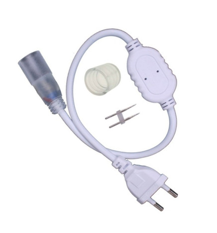 Cirkulær neon fleksibel LED 220V 25m 16mm - 9.6W / m - Orange