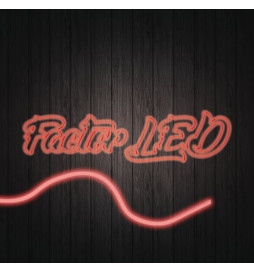 LED Neon Flex Lichtschlauchrolle RUND 220V 25m 16mm - 9,6W/m - Rot