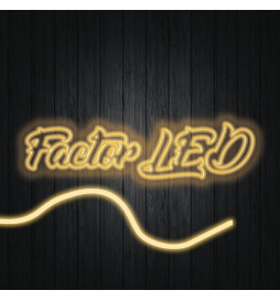 Cirkulær neon fleksibel LED 220V 25m 16mm - 9.6W / m - Orange