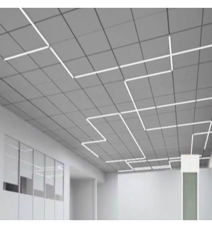 LED linjär strålkastare 28W - HALLE DYNAMICS - för tekniska tak - paket med 2 st.