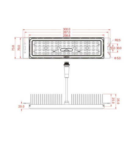 Projector LED 150W MAGNUM AIR  180Lm/W 60º