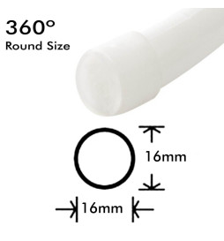 Neon LED ROND Flexible 220V Bobine 25m 16mm - 9,6W/m - Bleu