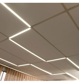 LED lineær spotlight 28W - HALLE DYNAMICS - for tekniske tak - pakke med 2 stk.