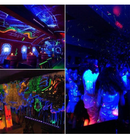 LED Vaskemaskine 36W UV Ultraviolet 12x3W