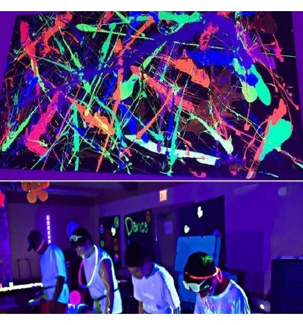 LED Wall Washer Bar 36W UV Ultraviolet 12x3W