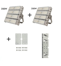 Projetor LED 400W DOB MAGNUM OSRAM SMD303030-3D 180Lm/W 90º Chip