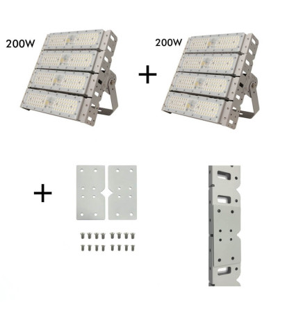 400W LED Floodlight DOB MAGNUM OSRAM SMD3030-3D 180Lm/W 60º Chip