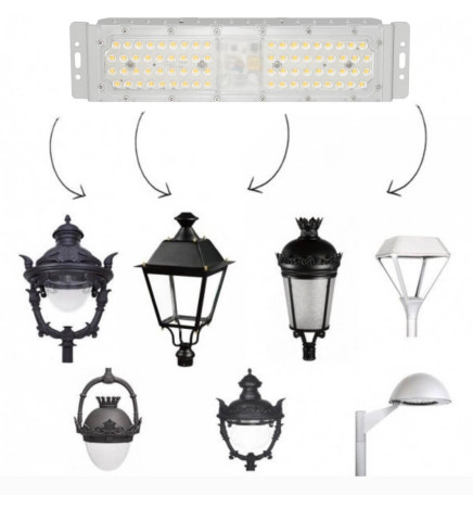 Módulo LED 50W  DOB MAGNUM OSRAM Chip SMD3030-3D 180Lm/W 90º