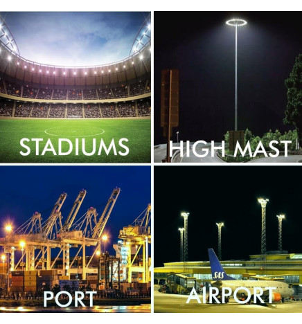 LED-strålkastare 50W MAGNUM LUFT 180Lm / W 25º