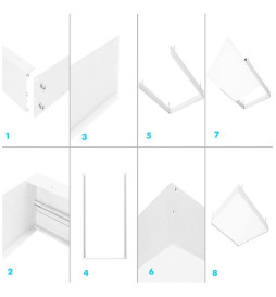 Ramme LED panel  60x30 hvit