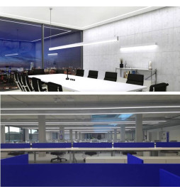 Perfil de Aluminio INFINITY PRO DOBLE LUZ - 2 Metros