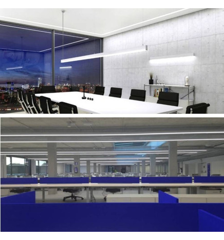 Aluminiumsprofil LED INFINITY PRO DOBBELT LYS - 2M