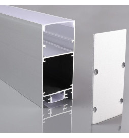 Profilo in alluminio INFINITY PRO - DOPPIA LUCE - 2 metri