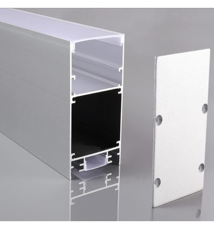 Perfil de Aluminio INFINITY PRO DOBLE LUZ - 2 Metros