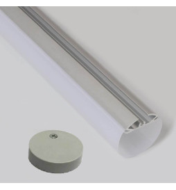 Perfil de Aluminio Modelo TUBE - 2 Metros