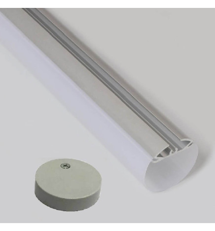 Aluminium Profil Modell TUBE - 2 Meter