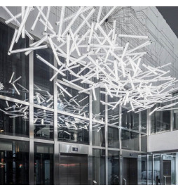 Skarvad till 220V LED-lysrör