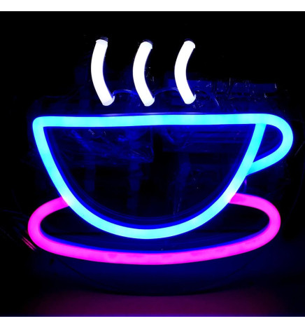 Pakke Neon LED 6000K LED 6mm 12V + Strømforsyning