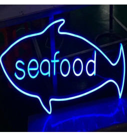 Pakke Rød 6000K Neon LED 6mm 12V + Strømforsyning