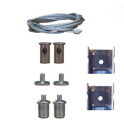 Aluminiumsprofil LED INFINITY PRO DOBBELT LYS - 2M