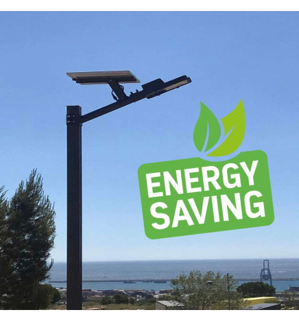 ECO Aurinkokennojen LED-katuvalo 100W SANAN Ohjelmoitava