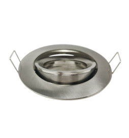 Anneau d'encastrement réglable carré pour LED GU10 MR16 - Aluminium