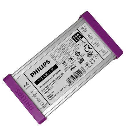 LED-muuntaja - Driver - Ohjelmoitava himmennettävä - Philips XITANIUM 65W - 1050 mA - 5 Y