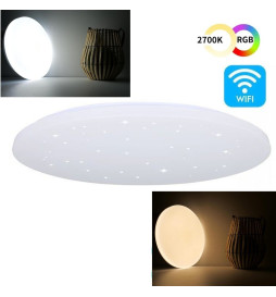 18W WiFi SMART RGB + CCT LED-loftslampe - dæmpbar