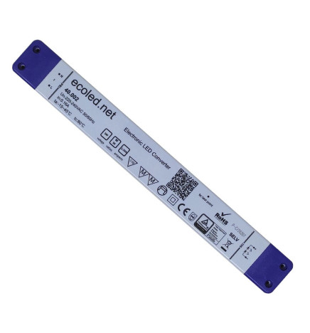 SLIM PROFESSIONAL 24V 30W strömförsörjning - ECOLED - IP20 - TÜV