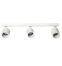 Weißes Deckenlicht für 3x GU10