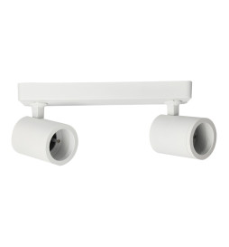 Hvit taklampe for 2x GU10