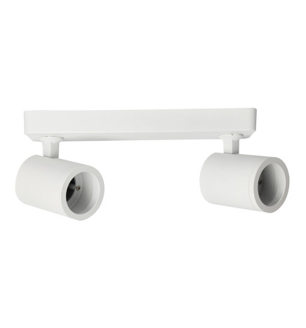 Weißes Deckenlicht für 2x GU10