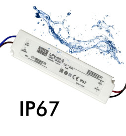FAGLIG Strømforsyning 5V 40W 8A - BETYDER GODT - IP67 - TÜV