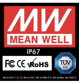 Netzteil  PROFESSIONELLE 5V 40W 8A - ECOLED - IP67 - TÜV