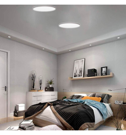 24W Ytan LED-taklampa OSRAM Chip - DRAMMEN - Silver